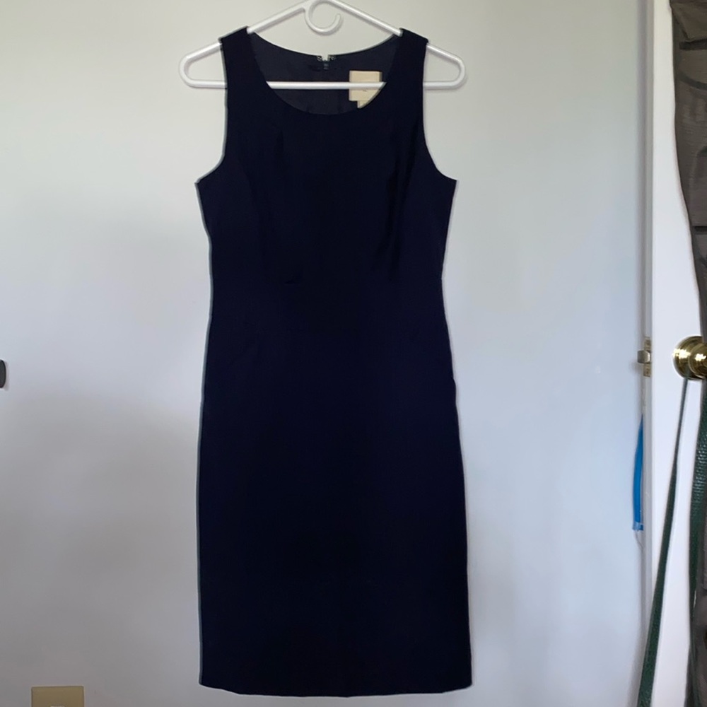 J. Crew Pinstripe Dress w Pockets